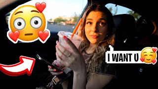 Giving My GIRLFRIEND A "Special" Drink In PUBLIC To See How She Would Act! 😍💕 (PRANK GONE RIGHT)