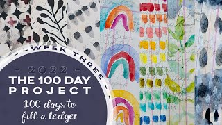 week three - 100 days to fill a ledger - #the100dayproject