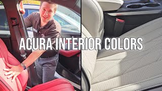 A Close Look at Acura's SEVEN interior color options