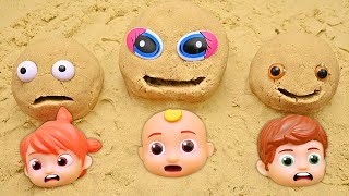 Cocomelon Family:  Sand  Monster  |  Pretend Play video for Kids