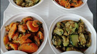 Salade de courgettes et carottes rapide et facile🥕🥒 سلطات بالجزر والقرعة سريعة التحضير ولذيذة