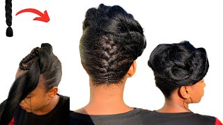 😱 5 MINUTES  HAIRSTYLE USING BRAIDING  HAIR EXTENSION / simple hairstyles