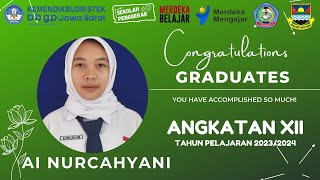 Alumni Angkatan XII Tahun 2024 SMPN 3 Cikalongwetan