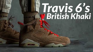 TRAVIS SCOTT JORDAN 6 "BRITISH KHAKI" REVIEW & UNBOXING