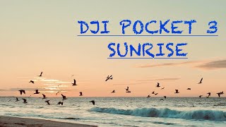 dji pocket 3 sunrise beach  - 4K 24fps - beautiful places