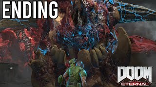 DOOM GUY FIGHTS THE ICON OF SIN | DOOM ETERNAL ENDING + CREDITS