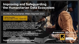 Improving and Safeguarding the Humanitarian Data Ecosystem