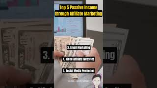 Top 5 Passive Income Affiliate Marketing Ideas 2024 #shorts