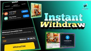 instant payment telegram bot -- Foxcoin Withdraw