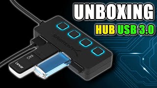 SDOPPIATORE porte USB 3.0 - Unboxing e Recensione HUB Sabrent (HB-UM43)