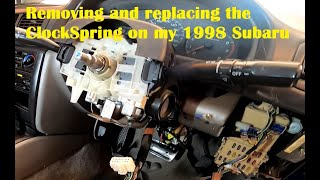 How to Remove the ClockSpring, steering wheel & Airbag on your Subaru Impreza years 1995-2001