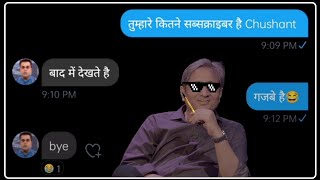 Sushant Sinha On @ravishkumar.official  || Godi Media || WhistleBlower || Being Honest ||