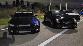 Built 2012 Cadillac CTS-V Kong 2.65 E85 vs 2014 Ford Mustang GT 2.9 Whipple E85