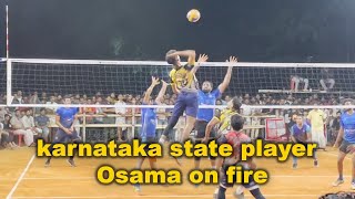 Arun sakariya VS Osamma | What a match Omassery 30k Volleyball match 🔥🔥 | Match highlights