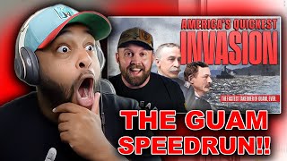 THE GREAT AMERICAN SPEEDRUN OF GUAM! | Reaction