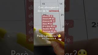 Hoy es miércoles y en catalán es ➡️ DIMECRES #catalanfacil #català #llenguacatalana