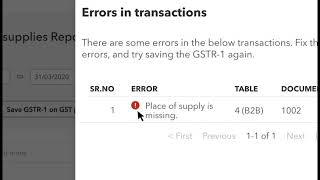 Create and Save GSTR-1 report in one click