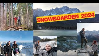 SNOWBOARDEN IN GARMISCH-PARTENKIRCHEN/ZUGSPITZE ❄️⛰️❄️