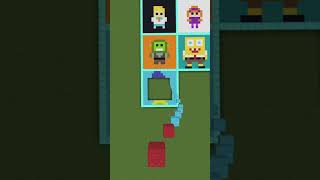 Marge Pixel Art in Minecraft #shorts #viral #trend #minecraft