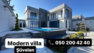 Yeni Modern villa satışdadır. Şüvəlan qəsəbəsi. Super endirim! Bagim.az #bağevi