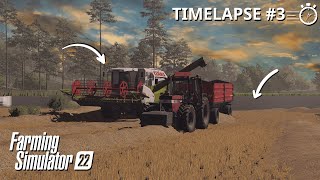 TimeLapse Dzika Dolina #3⏰😍Pierwsze Żniwa Obok Jeziora😍🙄Brakuje Kasy🙄🚜Medion & Case🚜||FS22||