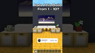 Minecraft Modern TV Design #shorts