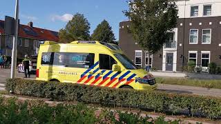 A1 Ambulance 02-141 Leeuwarden spoed naar het MCL vanaf reanimatie