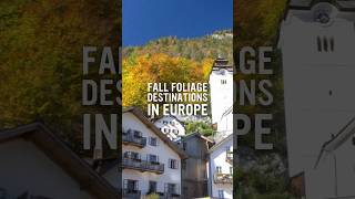 Fall Destinations in Europe #fall #europetravel