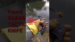 KARAMBIT TACTICAL KNIFE Found  MAGNET FISHING #magnetfishing #shortsvideo