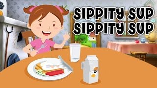 Sippity Sup Sippity Sup | With Actions and Lyrics | English Nursery Rhymes For Kids