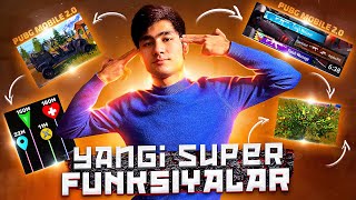 2.0 YANGI FUNKSIYALAR | BEPUL KLICHAT | JON TO'LDIRISH SEKRETI | UNIVERSAL METKALAR | PUBG MOBILE