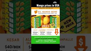 Mango prices in New Jersey America अमेरिका में आम के दाम #travel #mangoes  #usa