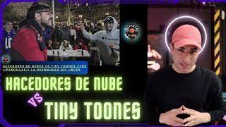 REACCIONAMOS HACEDORES DE NUBES VS TINY TOONES 4tos //PANDILLAS// LA HERMANDAD DEL UNDER #freestyle