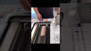 Slicing machine #shorts #machine #machinecut #slicemaster #amazing #doyoulikeit #slice #satisfying