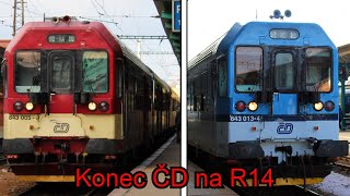 Konec ČD na lince R14