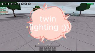 Roblox Ezgame: When twin fighting :))