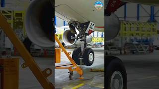 Aircraft A330 Nose Landing Gear Actuator Test #noselandinggear #landinggeartest #a330 #aircraft