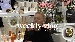 weekly vlog | girls night in, baking & retail therapy