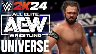 Who faces Okada at Dynasty? AEW Universe Mode in WWE2k24...