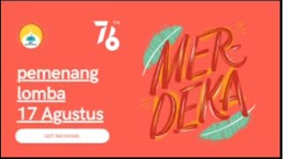 Para Juara Lomba Siswa/i SDIT Matahari dalam Memperingati HUT RI ke-76