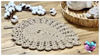 FEUILLE "NAMASTÉ" SCANDINAVE CROCHET! Déco facile / Hoja crochet #crochet #вязаниекрючком #вязание