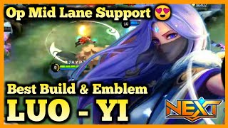 OP SUPPORT, LUO YI BEST BUILD 2020, MOBILE LEGENDS, GAMEPLAY, BEST META MAGE, SEASON 18, MLBB LUOYI