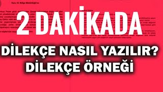 DİLEKÇE NASIL YAZILIR? İŞTE PÜF NOKTALARI