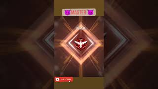 New CS Rank 50 Heroic Star⭐⭐ To Master #Garena #freefire #shorts