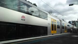 Cityrail Waratah A set A6 departing Milsons Point