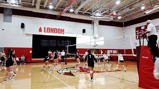 Middle School Volleyball - Graham Falcons vs. London Red Raiders 9 Sept 2024 - London, Ohio