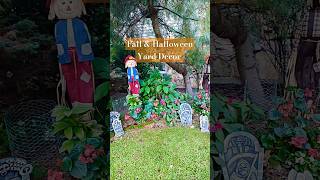 How We Decorated Our Yard For Fall & Halloween 🍂🎃 #fall #halloween #diy #autumn