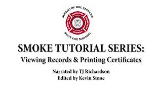 SMOKE Tutorial Series View Records and Print Certificates