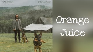 Orange Juice - Noah Kahan (Lyrics)