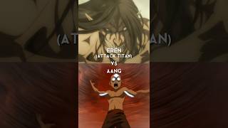 Eren Vs Aang | #battle #shorts